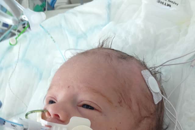 Lucas Whitehouse was starved of oxygen at birth. Photo: Supplied