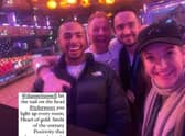 Helen Skelton shared a picture to her Instagram story, following Tyler West’s elimination from Strictly Come Dancing. (Credit @helenskelton Instagram story)
