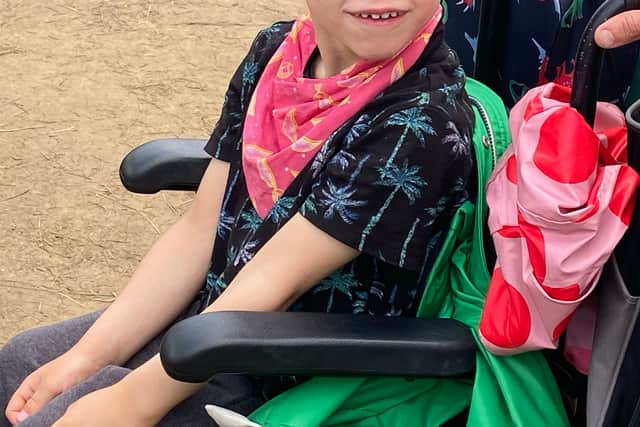 Lucas Whitehouse will need lifelong around the clock care. Photo: Supplied