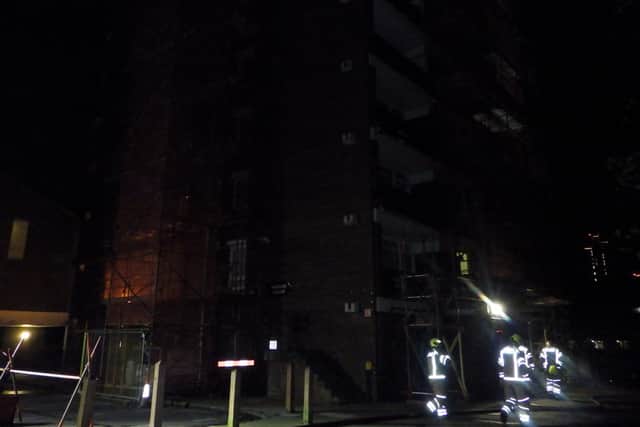 Firefighters tackled a blaze on Russett Way. Photo: LFB