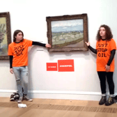 Two protestors have been found guilty of criminal damage after their protest in the Courtald Gallery earlier this year