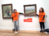 Two protestors have been found guilty of criminal damage after their protest in the Courtald Gallery earlier this year