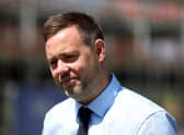 QPR Head Coach Michael Beale talks to the media