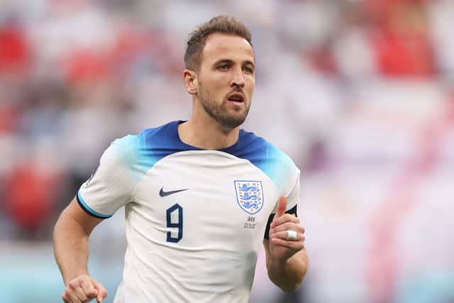 The England captain was denied from wearing the OneLove armband during the World Cup. (Photo by Julian Finney/Getty Images)
