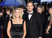 Katie Goodland and Harry Kane attend the "No Time To Die" World Premiere at Royal Albert Hall on September 28, 2021 in London, England. (Photo by Gareth Cattermole/Getty Images)