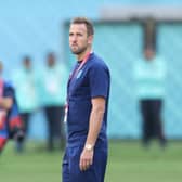 Harry Kane was pictured sporting a £520,000 rainbow Rolex as he arrived in Doha on Monday ahead of England’s World Cup win over Iran. (Photo by Richard Heathcote/Getty Images)