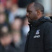 Crystal Palace’s Patrick Vieira. 