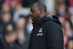 Crystal Palace’s Patrick Vieira. 