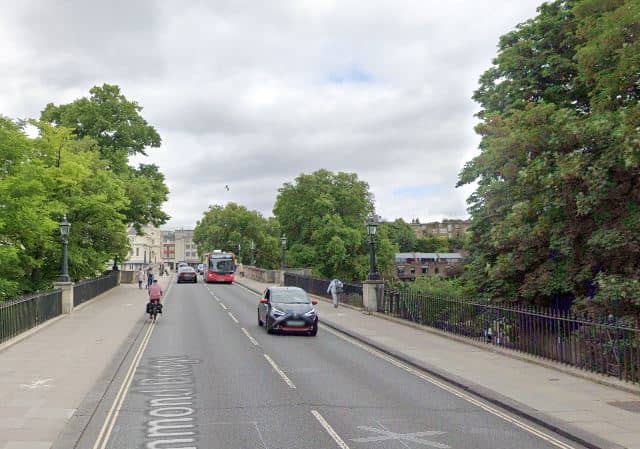 A man has died after a fight on Richmond Bridge. Photo: Google Streetview