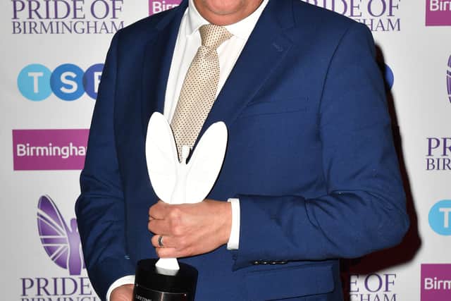 Nazir Afzal at the Pride of Birmingham Awards 2022. Photo by Anthony Devlin/Getty Images