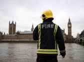 A London Fire Brigade firefighter. Photo: Getty