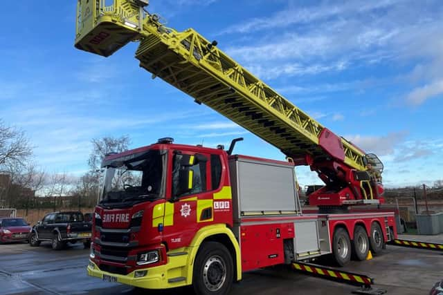 Firefighters battled an industrial blaze. Photo: LFB