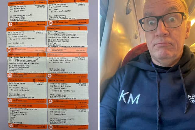 A man has revealed how he saved £370 on ONE train journey to and from work - by buying nine separate tickets. Photo: Kieran Maguire / SWNS