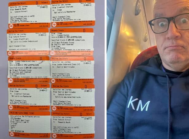 <p>A man has revealed how he saved £370 on ONE train journey to and from work - by buying nine separate tickets. Photo: Kieran Maguire / SWNS</p>