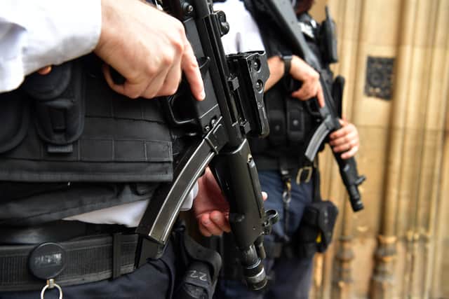 Bailey said he had joined to get information on how to become a firearms officer. Photo: Getty
