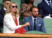 Gareth Southgate and his wife Alison Southgate are seen in the Royal Box during Day six of The Championships - Wimbledon 2019 at All England Lawn Tennis and Croquet Club on July 06, 2019 in London, England. (Photo by Matthias Hangst/Getty Images)