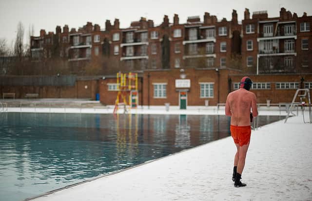 Some brave souls swim during cold weather as well as in the warmer months