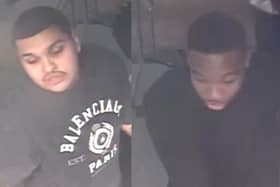 Met Police detectives are appealing for the public’s help in tracing two men involved in the incident. Photo: Met