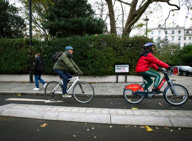 <p>Transport for London (TfL) says that cycling in London has risen by 40% since the pandemic.</p>