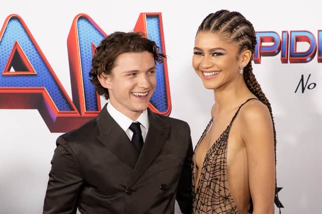 Tom Holland and Zendaya attendsthe Los Angeles premiere of Sony Pictures' 'Spider-Man: No Way Home' on December 13, 2021 in Los Angeles, California. (Photo by Emma McIntyre/Getty Images)