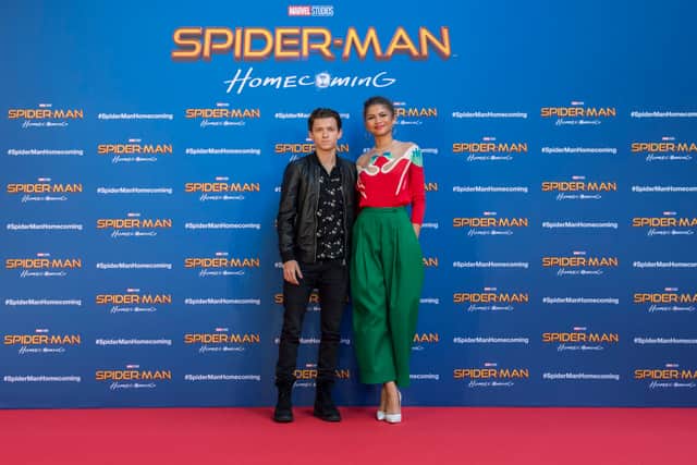 The stars and filmmakers of "SPIDER-MAN: HOMECOMING", actors Tom Holland, Zendaya and director Jon Watts appear in Barcelona on the occasion of the CineEurope event on June 18, 2017 in Barcelona, Spain.  (Photo by Robert Marquardt/Getty Images for Sony Pictures)