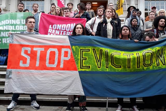 The London Renters Union is staging a protest on Saturday December 3. Credit: London Renters Union