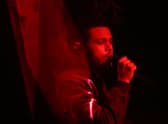 The Weeknd performs during Apple WWDC on June 8, 2015 in San Francisco, California. 