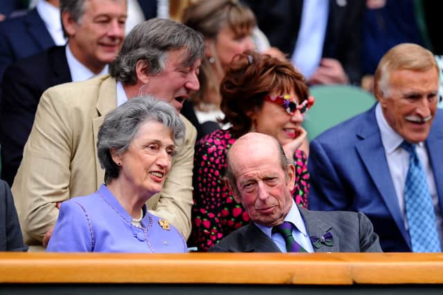 Prince Edward, Duke of Kent and Lady Susan Hussey (left). Photo: Getty