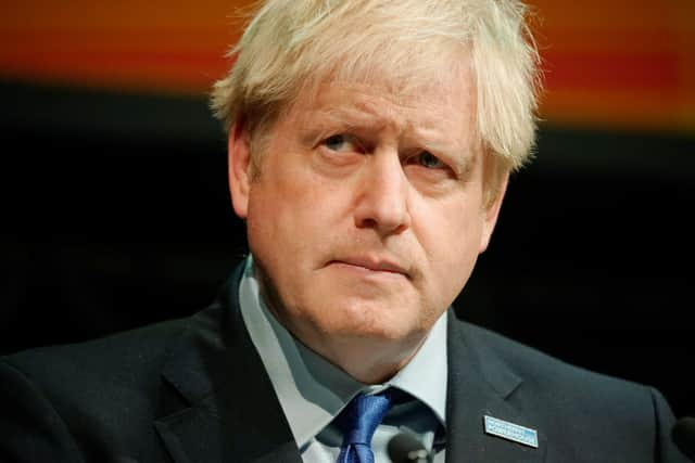 Former Prime Minister Boris Johnson