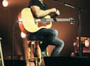 Singer & songwriter Kip Moore performs at the Ryman Auditorium