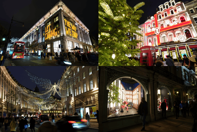 Some of the window displays currently on show in London for Christmas 2022