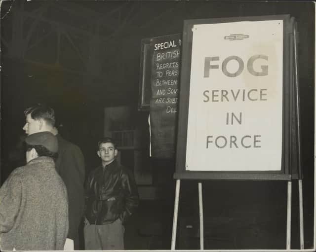 During the Great Smog transport was restricted, including ambulances, and people were forced to abandon their cars in the street.  Credit: Getty Images