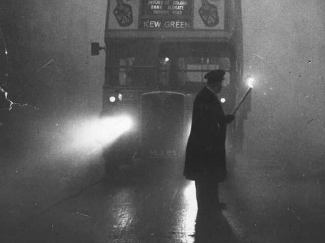 The Great Smog of London occurred between December 5 and 9 1952. Credit: Getty