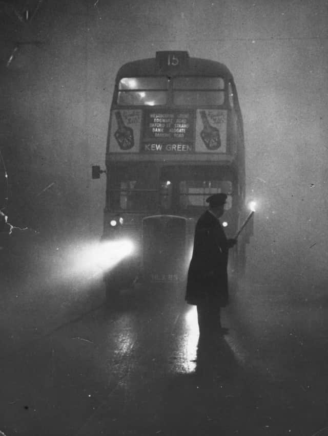 The Great Smog of London occurred between December 5 and 9 1952. Credit: Getty