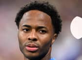 Raheem Sterling has returned to London after his home was burgled by armed intruders whilst he was in Qatar with England for the 2022 World Cup. (Photo by KIRILL KUDRYAVTSEV/AFP via Getty Images)