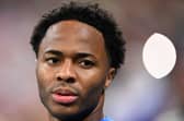 Raheem Sterling has returned to London after his home was burgled by armed intruders while he was in Qatar with England for the 2022 World Cup. (Photo by KIRILL KUDRYAVTSEV/AFP via Getty Images)