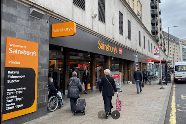 The Sainsbury’s store at Pimlico, London - one of a number of stores that will reopen Boxing Day