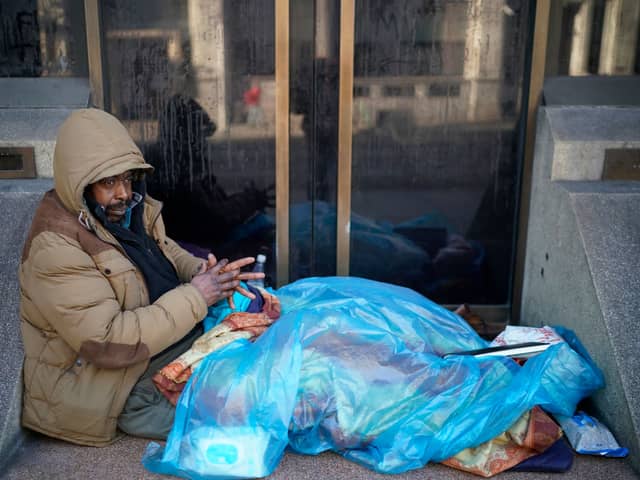With temperatures expected to drop below freezing in the capital, Mayor Sadiq Khan announced that cold-weather shelters would be open citywide. 