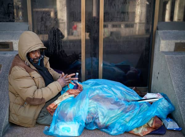 With temperatures expected to drop below freezing in the capital, Mayor Sadiq Khan announced that cold-weather shelters would be open citywide. 