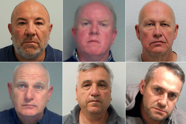 Top, from left: Danny Brown, Leon Reilly, and Peter Murray. Bottom, from left: Philip Lawson, Stefan Baldauf, and Tony Borg. Photo: NCA/SWNS