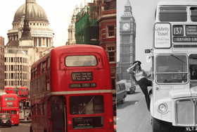 London’s transport network has looked very different over the years. Photos: Getty