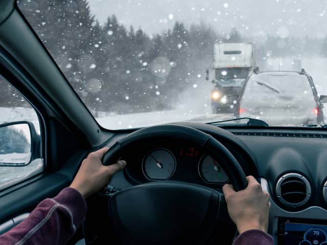 Driving in the snow can be difficult