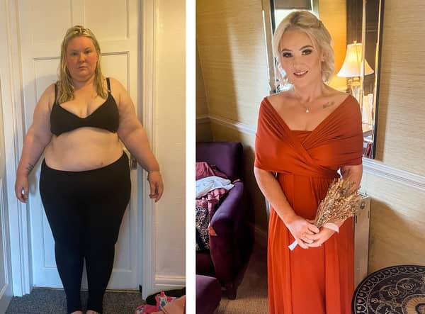  Natasha Burt before and after the weight loss