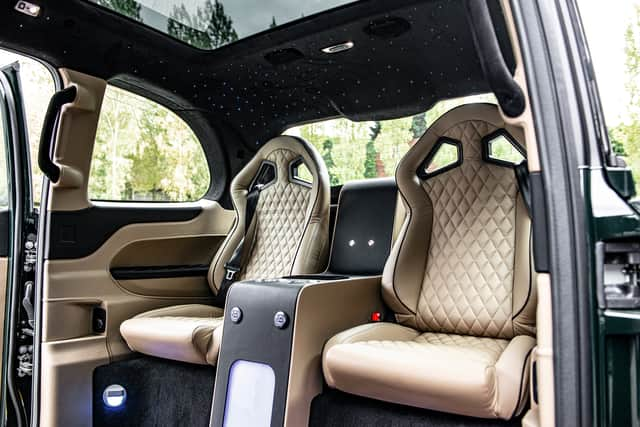 London’s poshest cab, inspired by classic luxury cars, has gone on the market for more than £100,000. Photo: Kahn Automobiles / SWNS