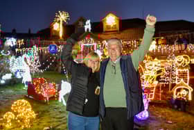 The UK’s ‘craziest Christmas lights’ are back for the twentieth year running. Photo: Emma Trimble / SWNS