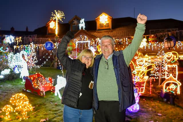 The UK’s ‘craziest Christmas lights’ are back for the twentieth year running. Photo: Emma Trimble / SWNS