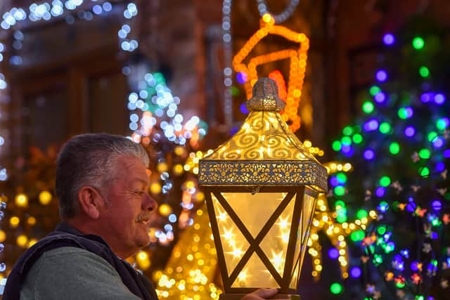 The UK’s ‘craziest Christmas lights’ are back for the twentieth year running. Photo: Emma Trimble / SWNS