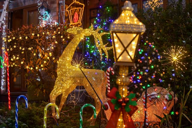 The UK’s ‘craziest Christmas lights’ are back for the twentieth year running. Photo: Emma Trimble / SWNS