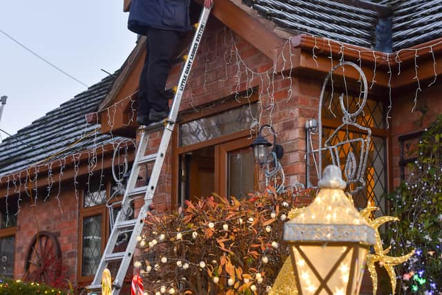 The UK’s ‘craziest Christmas lights’ are back for the twentieth year running. Photo: Emma Trimble / SWNS