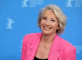 Actress Emma Thompson poses at the "Good Luck to You, Leo Grande" photocall during the 72nd Berlinale International Film Festival Berlin at Grand Hyatt Hotel on February 12, 2022 in Berlin, Germany. (Photo by Sebastian Reuter/Getty Images)